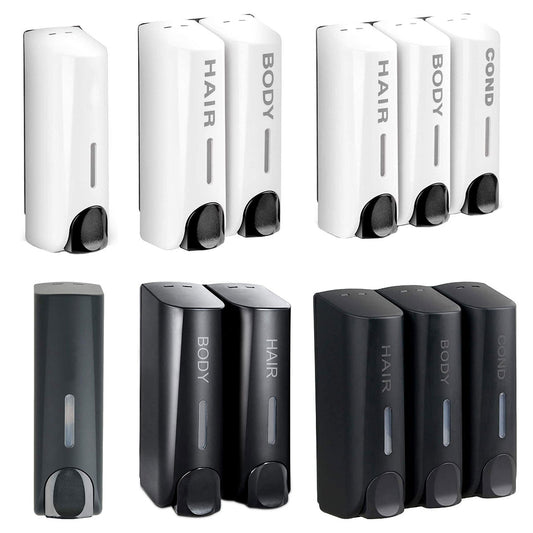 Wall Mounted Soap Dispenser Multi Chamber for Hotel Bathrooms