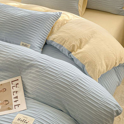Super Soft Solid Color Duvet Cover with Zipper 180x220 cm
