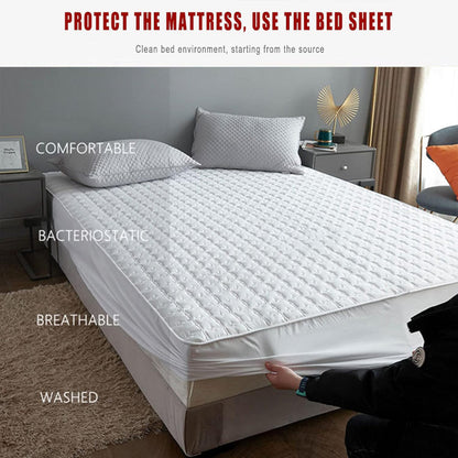 Waterproof Mattress Protector Fitted Bed Top Cover for Hotels