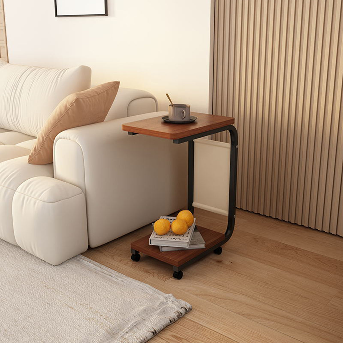 Wooden Metal Frame Coffee Table Side End Tables Laptop Desk Bedside Sofa Table