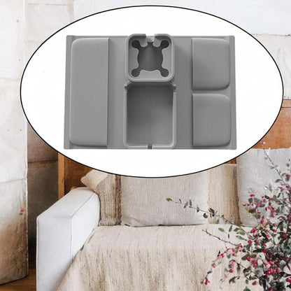 Sofa Armrest Tray Silicone Couch Side Organizer Cup Holder