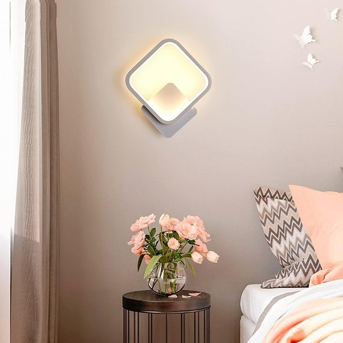 Simple Bedroom Wall Lamp Bedside Light Living Room Wall Decor LED Lighting AU