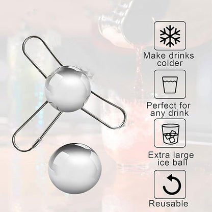 Reusable Stainless Steel Drink Chiller Ball – Product View 10