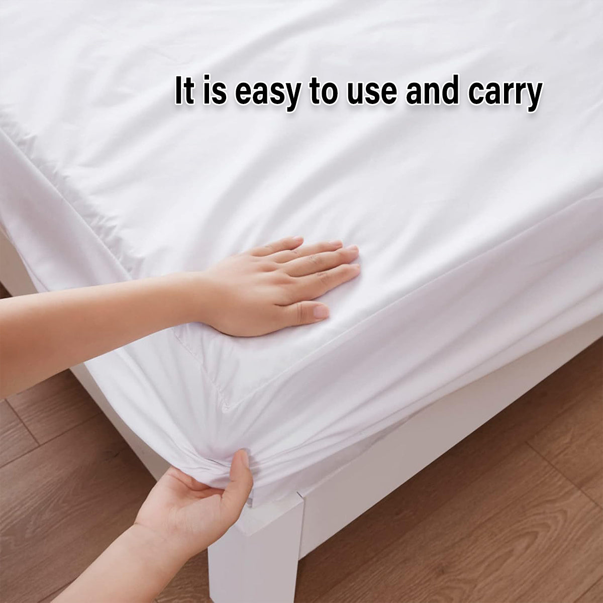 Fitted Mattress Protector Waterproof Bed Cover Sheet