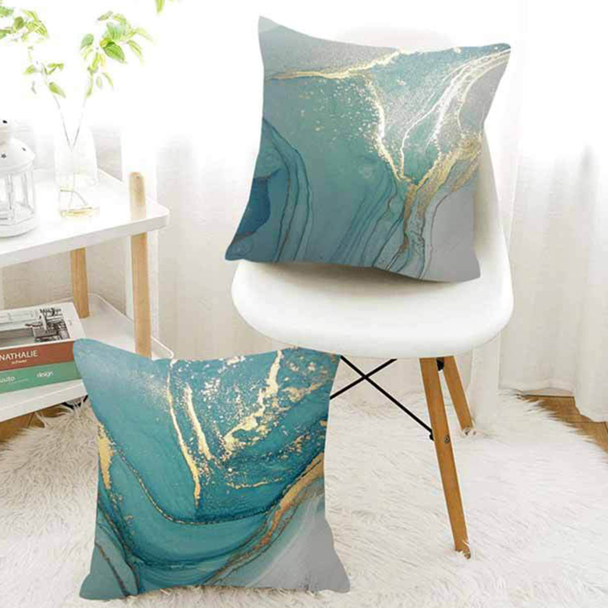 New 4PCS Home Printed Pillow Cases Decorative Cushion Covers Sofa Pillow Covers