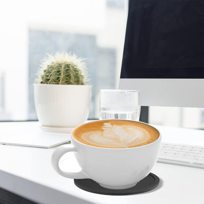 12pcs Silicone Round Insulated Coasters Tea Cups Coffee Mugs Table Protection