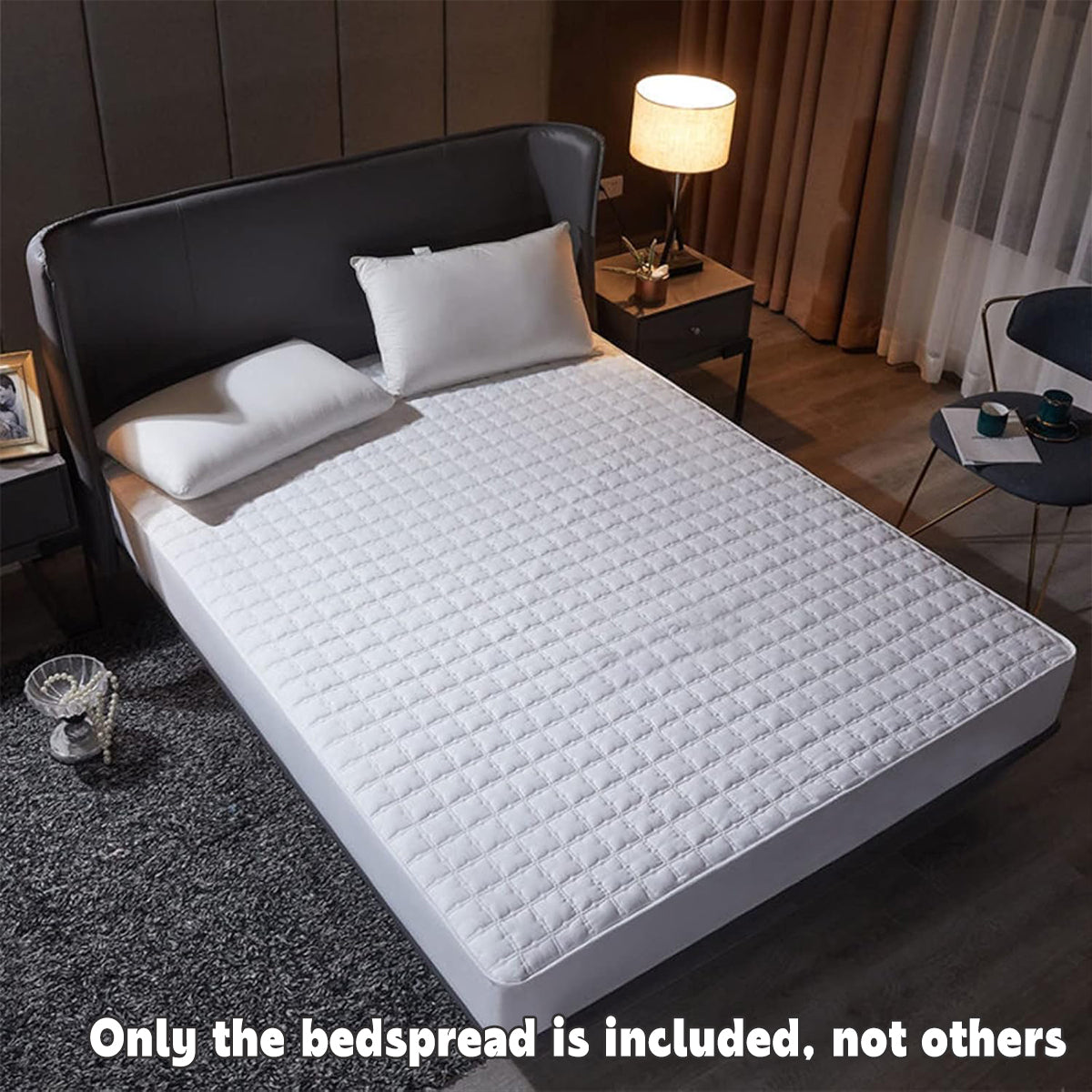 Waterproof Mattress Protector Fitted Bed Top Cover for Hotels
