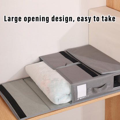 4 Pcs Collapsible Fabric Storage Boxes with Handles