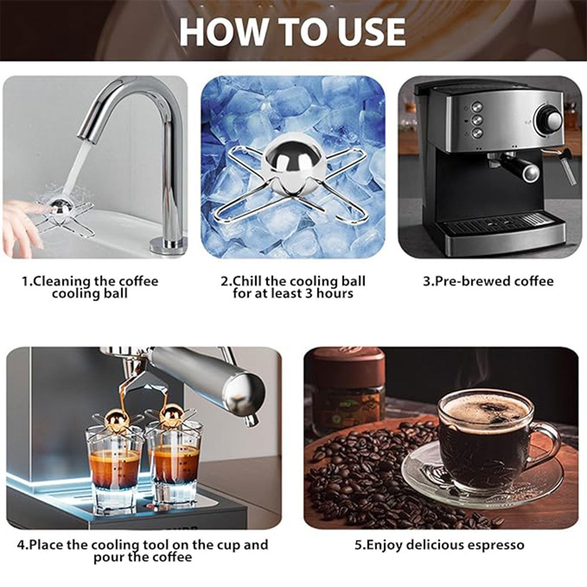 Reusable Stainless Steel Drink Chiller Ball – Product View 8