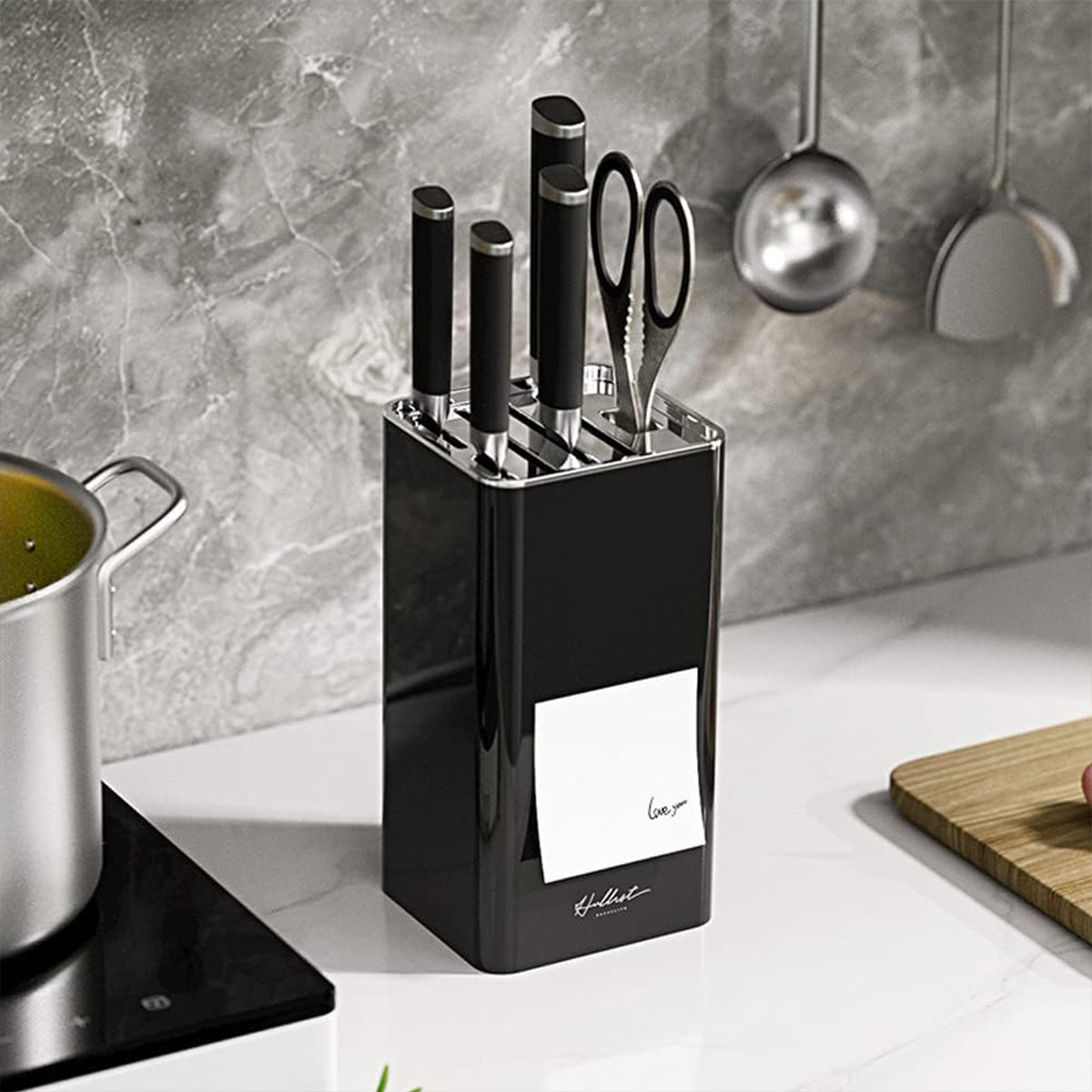 Kitchen Knife Storage Rack Plastic Multi Functional Holder