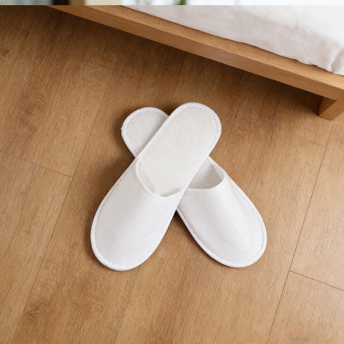 20 Pairs Disposable Hotel Slippers Thickened Non-Slip