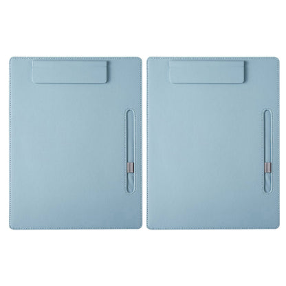 2 Pcs Leather Clipboard Conference File Holder for Hotel Menu