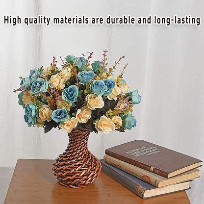 4pcs Artificial Flowers Floral Arrangement for Living Room Decor