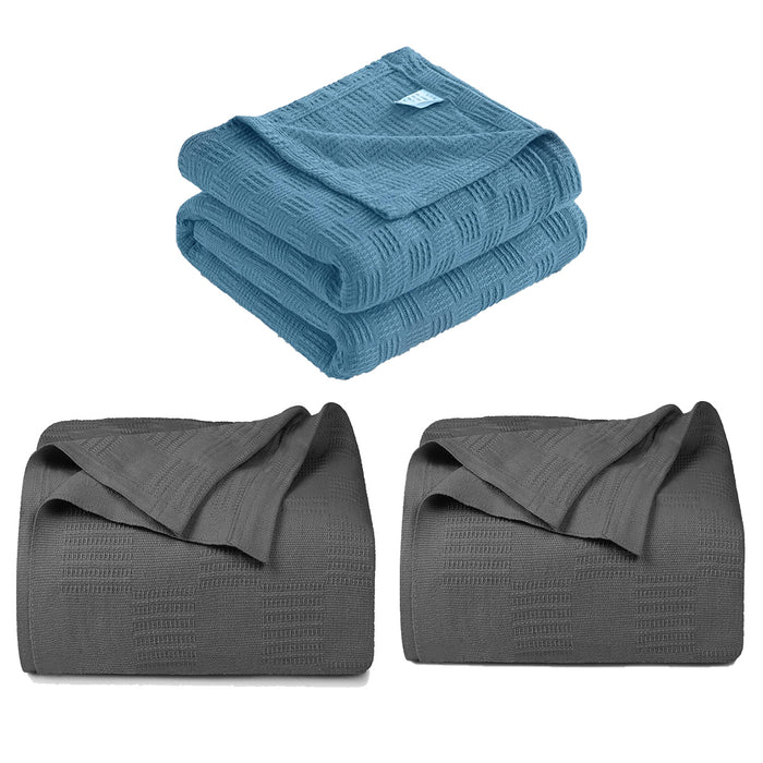 Knitted Blanket Warm Sofa Throw Soft Cozy Blanket