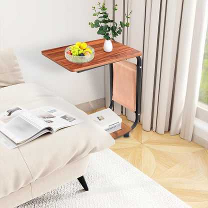 Wooden Metal Frame Coffee Table Side End Tables Laptop Desk Bedside Sofa Table