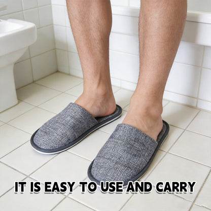 20 Pairs Disposable Portable Slippers Anti-Slip Hotel Use