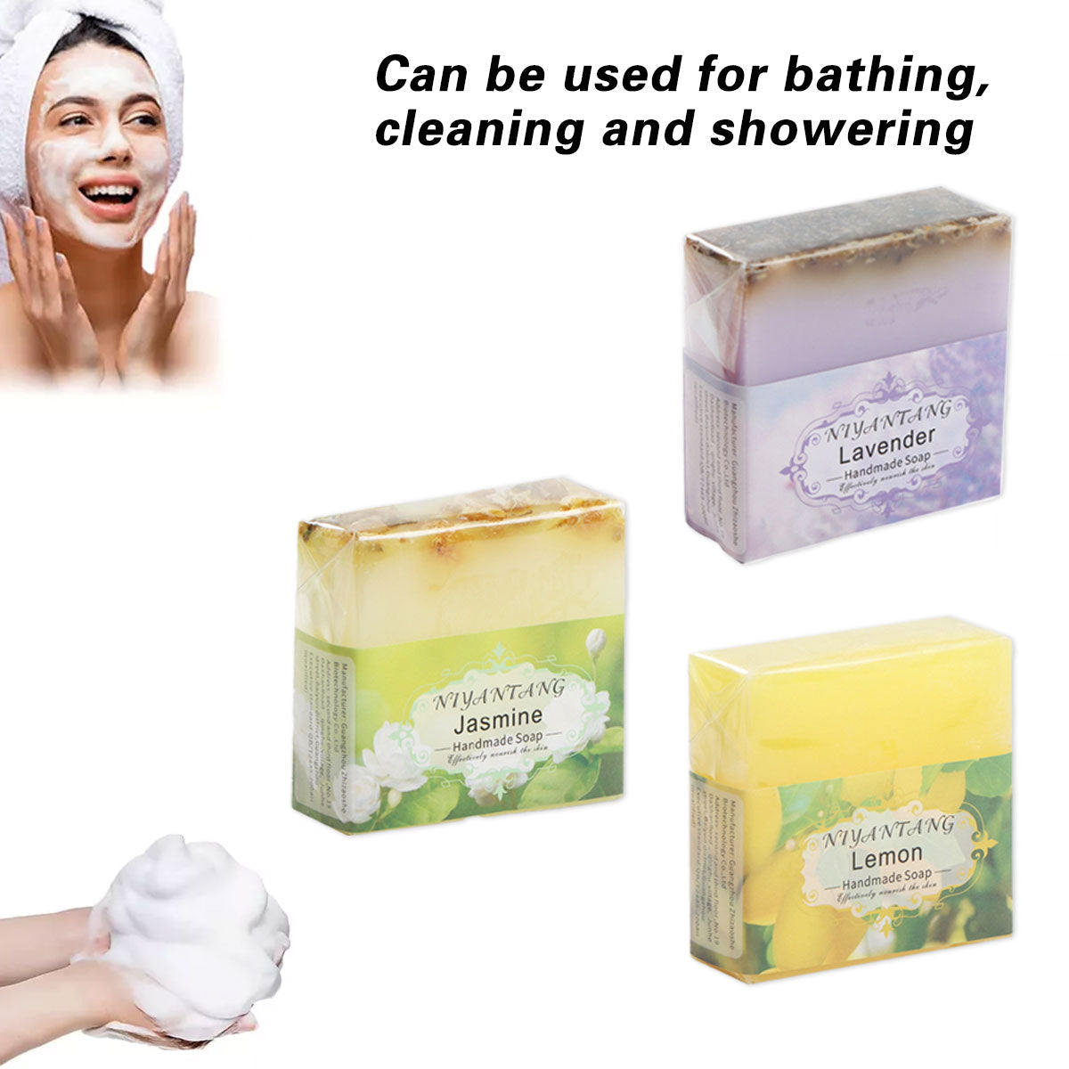 5 Pcs Botanical Soap Bars in 3 Scent Options – Product View 8