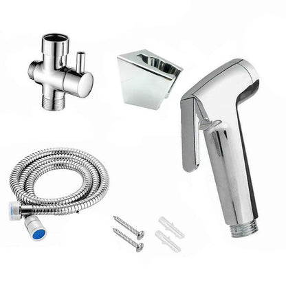 Handheld Shower Head Set with Hose and Bracket