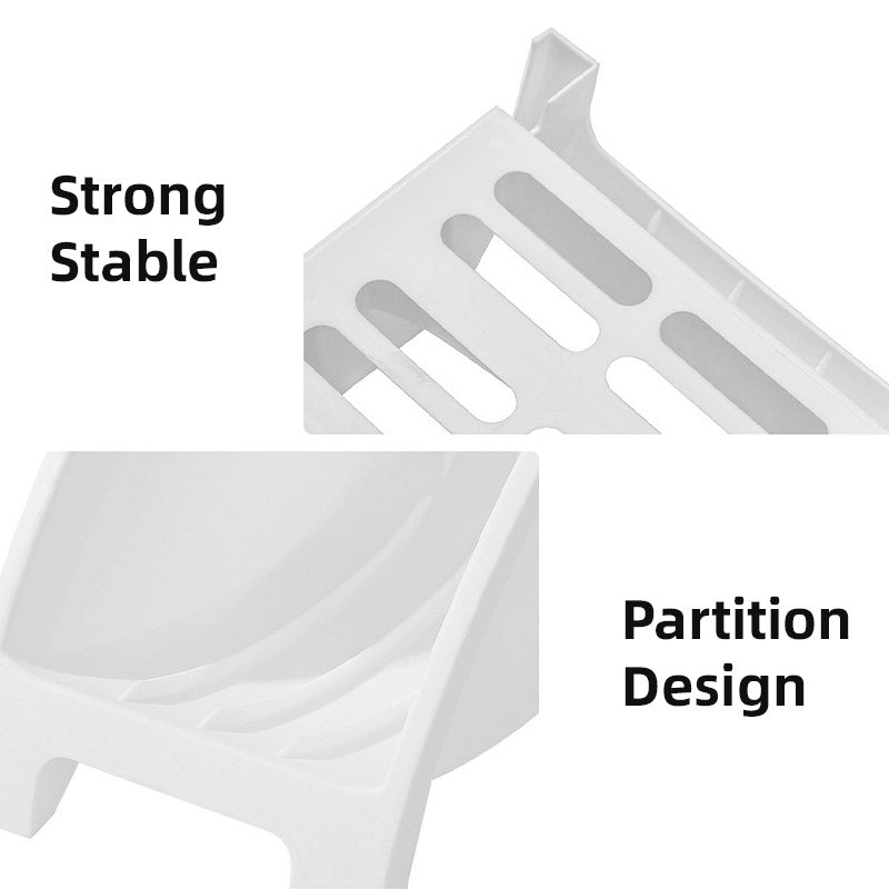 3pcs Dish Drying Rack Cabinet Cutlery Shelf Organizer Set