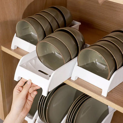 3pcs Dish Drying Rack Cabinet Cutlery Shelf Organizer Set