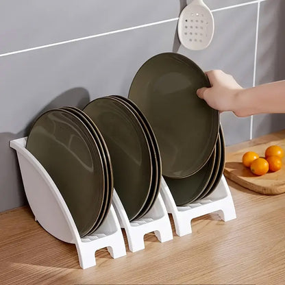 3pcs Dish Drying Rack Cabinet Cutlery Shelf Organizer Set
