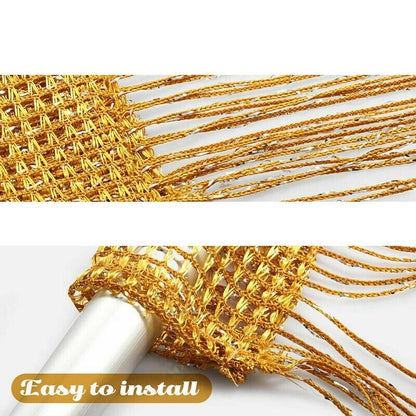 Door Curtain Tassel Fly Screen Panel Room Bead String Divider Festive Party Deco
