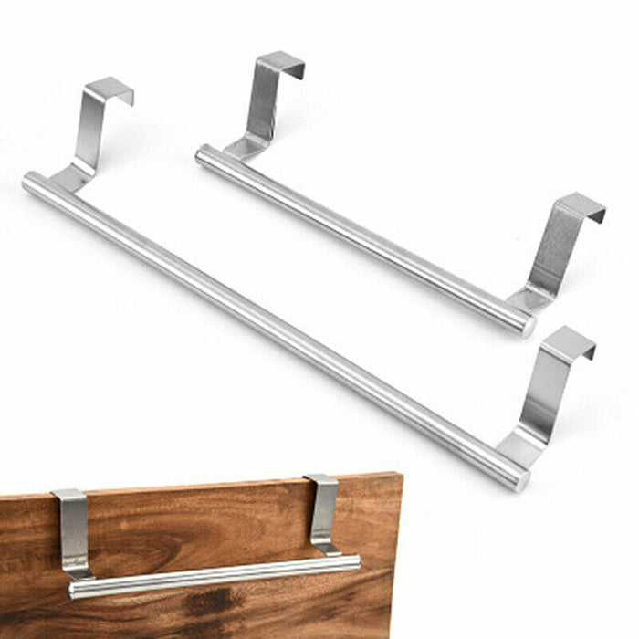 Cabinet Door Tea Towel Rail with Hook Mounts