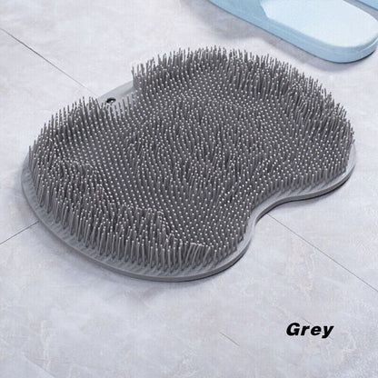 TPR Shower Foot Scrubber Exfoliating Massage Pad 30x23cm
