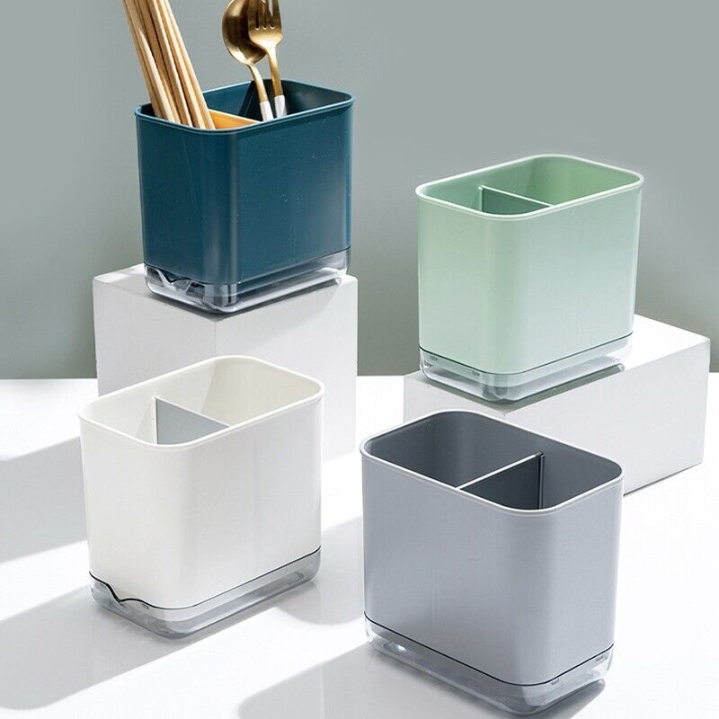 Multifunctional Cutlery Drainer Basket Storage Holder Box