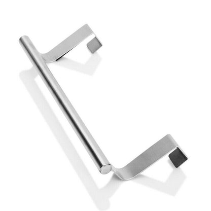 Over Door Tea Towel Holder Rack Kitchen Bathroom Rail Cupboard Hanger Bar Hook A