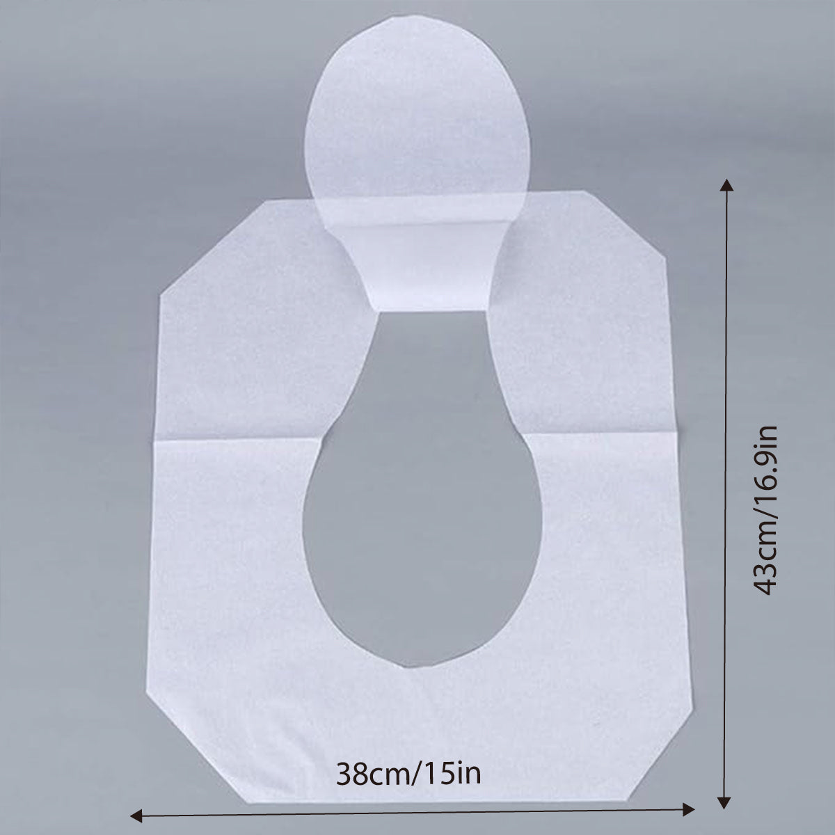 2 Packs Disposable Toilet Seat Covers 250pcs Soluble Paper