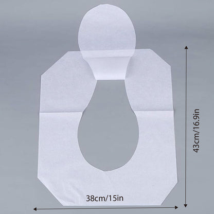 2 Packs Disposable Toilet Seat Covers 250pcs Soluble Paper