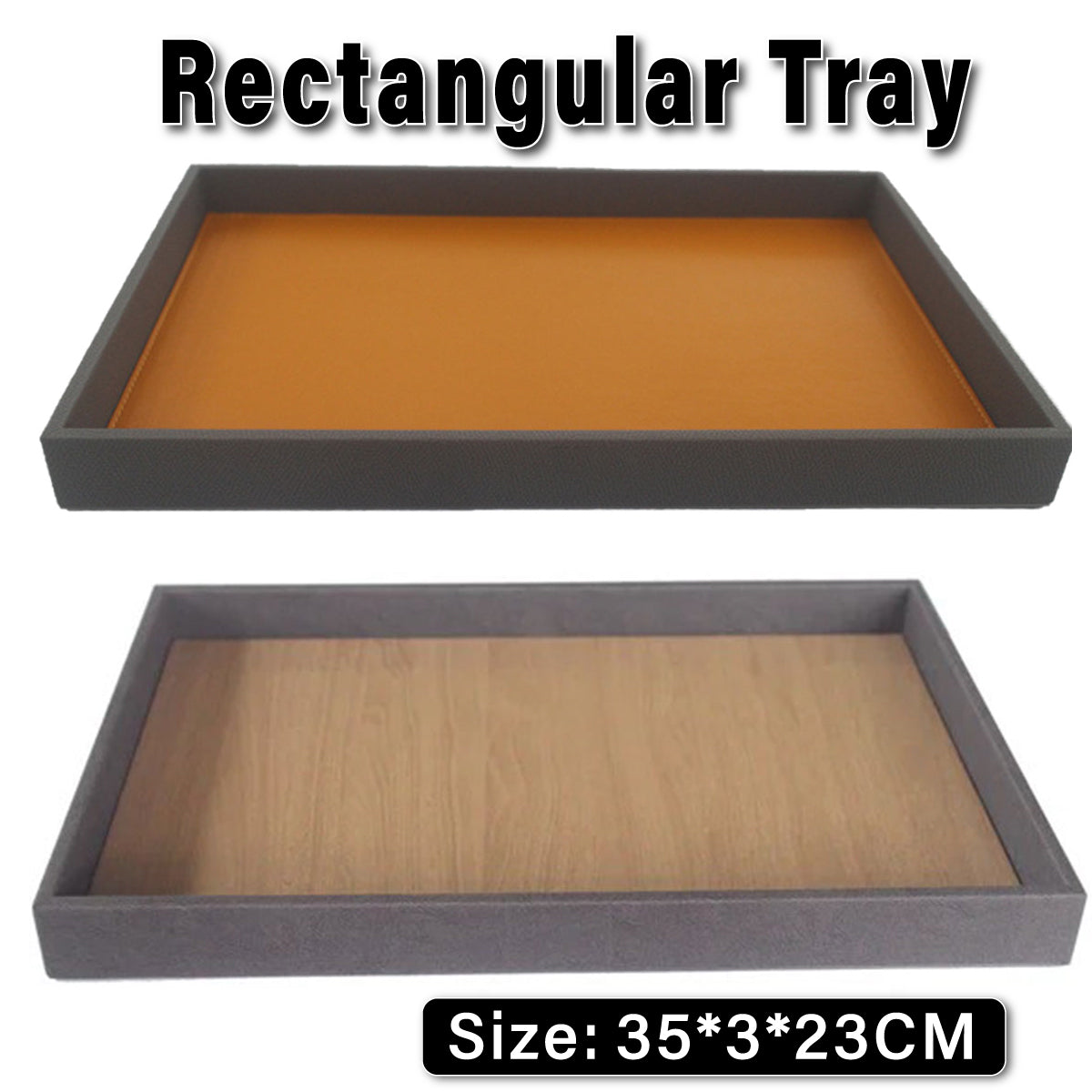 Sundry Storage Tray Rectangular for Hotel Room Organization