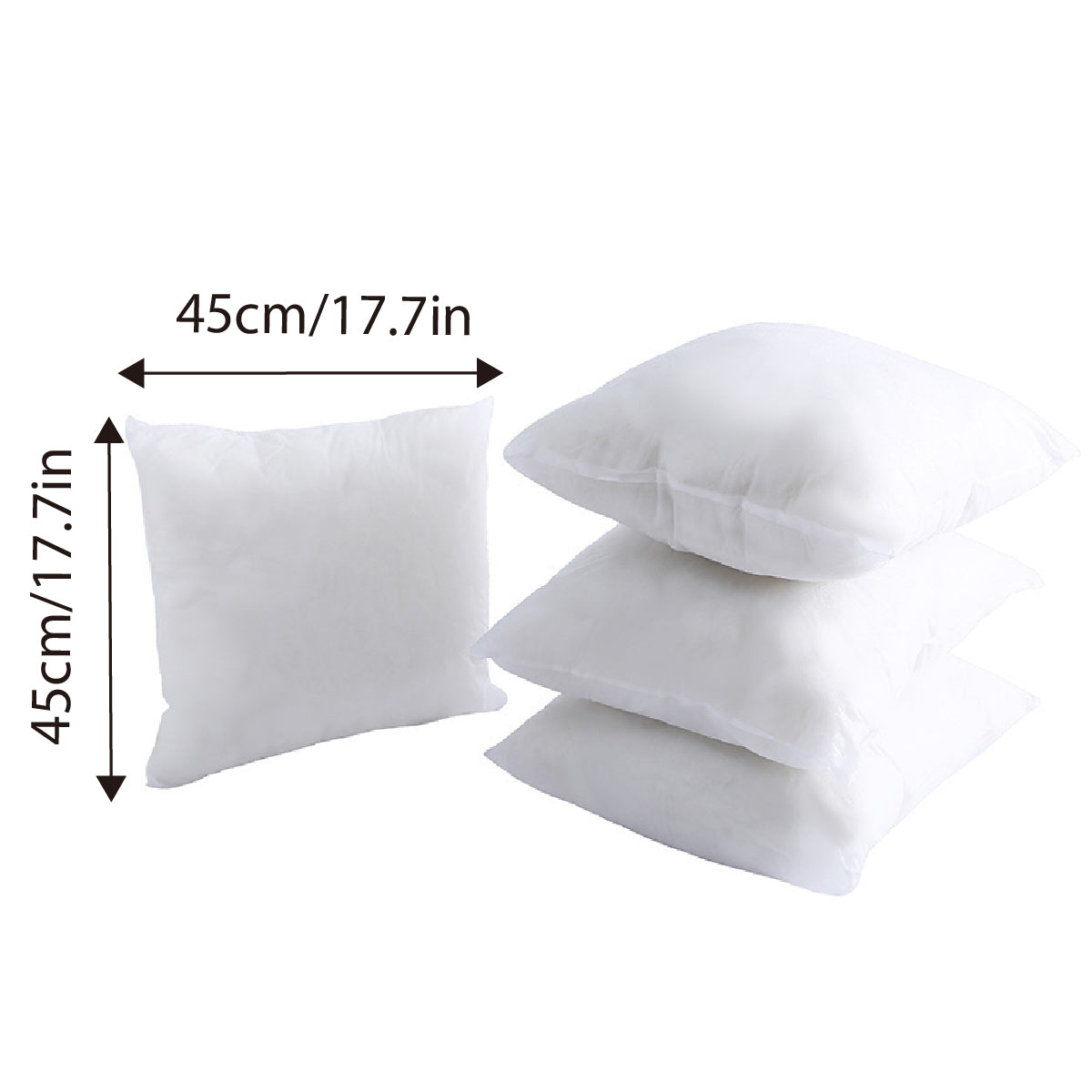 White Hotel Cotton Pillow Core with Anti-Feather Sanding Cloth