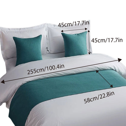 Luxury Hotel Bedding Set Bed End Towel Pillow Cover for Bedroom and Hotels AU
