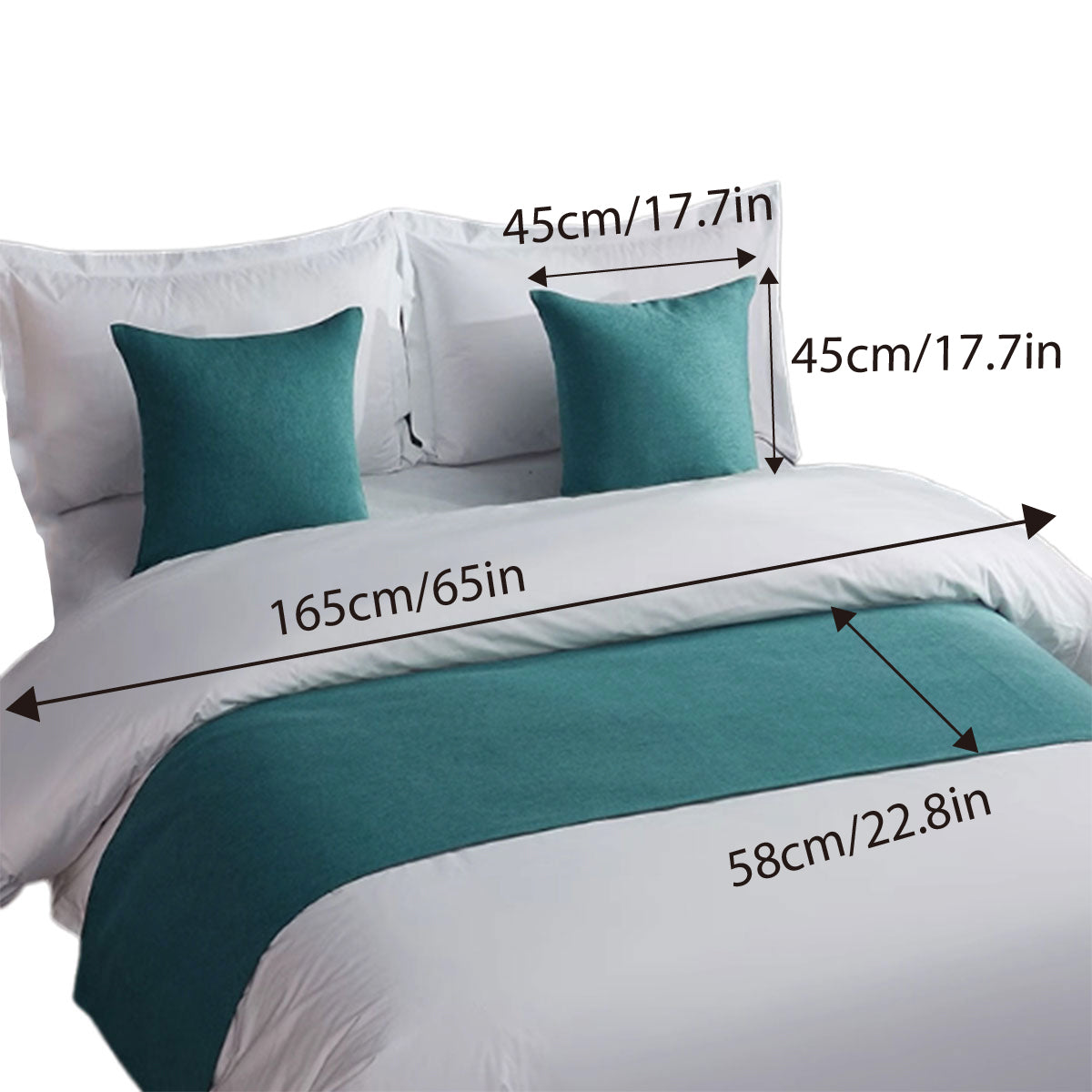 Luxury Hotel Bedding Set Bed End Towel Pillow Cover for Bedroom and Hotels AU