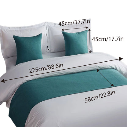 Luxury Hotel Bedding Set Bed End Towel Pillow Cover for Bedroom and Hotels AU