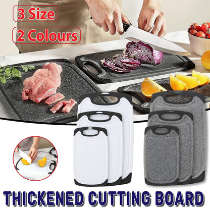 3pcs Wheat Straw Plastic Cutting Board Set Eco-Friendly Chopping Board Kitchen
