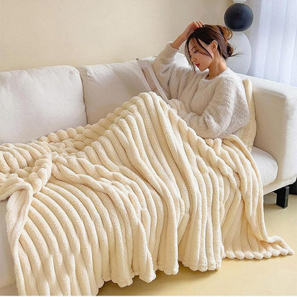 Soft Hotel Blanket in 3 Colours and 2 Sizes – Product View 16