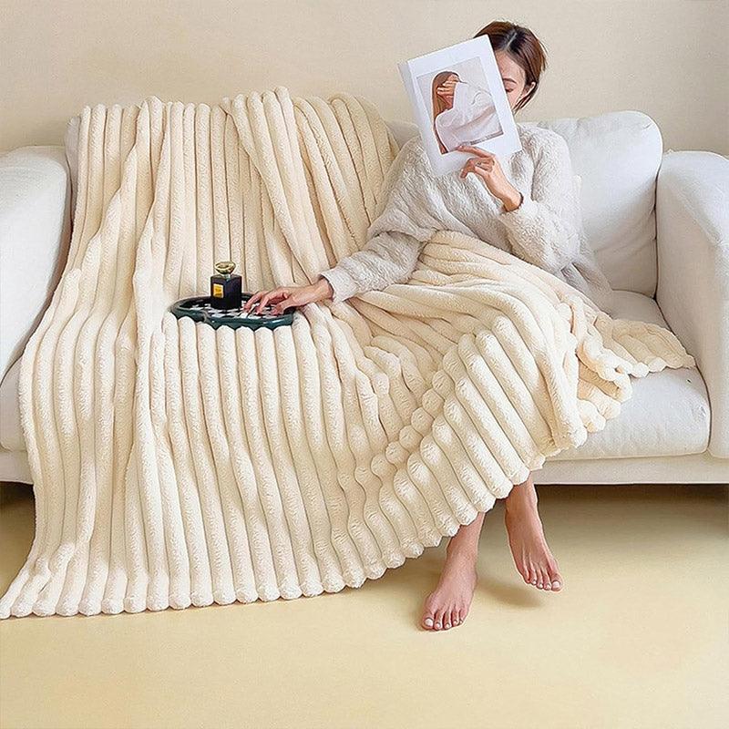 Soft Hotel Blanket in 3 Colours and 2 Sizes – Product View 12