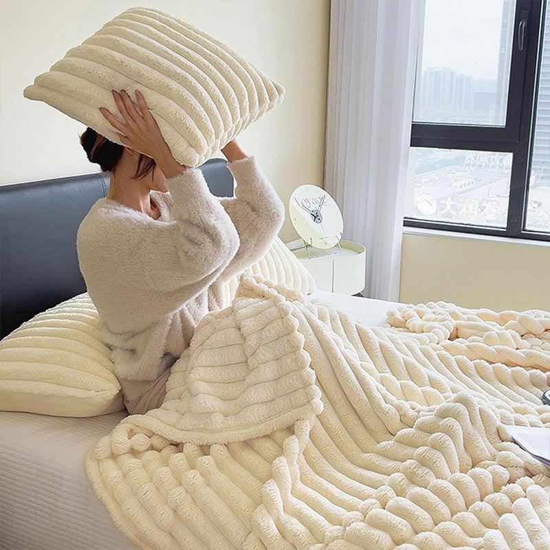Soft Hotel Blanket in 3 Colours and 2 Sizes – Product View 18
