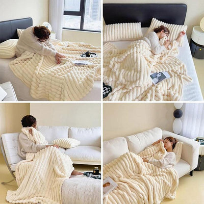 Soft Hotel Blanket in 3 Colours and 2 Sizes – Product View 17