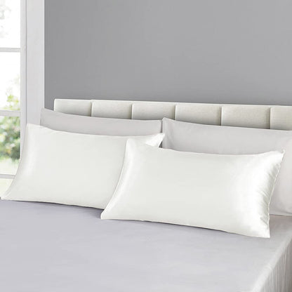 2X Satin Pillow Case Bedroom Pillowcase Cushion Covers Home Decor Luxury Slip AU
