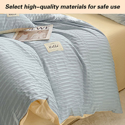 Super Soft Solid Color Duvet Cover with Zipper 180x220 cm