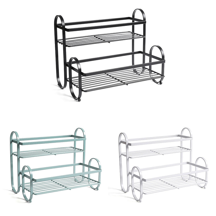Carbon Steel Storage Shelf with Two Levels