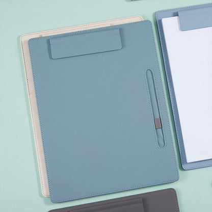 2 Pcs Leather Clipboard Conference File Holder for Hotel Menu