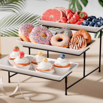 3 Tier Food Grade Dessert Display Stand for Party Wedding