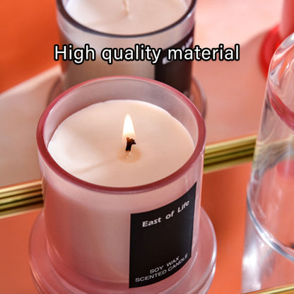 2Pcs Smokeless Glass Aromatherapy Candles Scented Gift Set for Relaxation AU