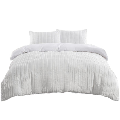 3PCS Bedding Set Quilt Cover with 2 Pillowcases Queen Size