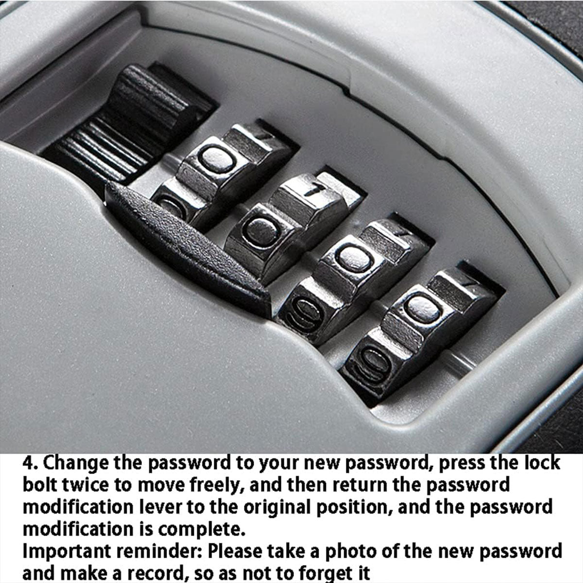 Combination Lock with Hook Heavy Duty Secure Lock for Storage Cabinets and Doors